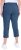 Ulla Popken Stretch Basic Bengaline Capri Pants Denim Blue - Jeans & Hosen in Großen Größen – Plus Size - 