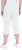 Ulla Popken Bengaline Elastic Waist Stretch Capri Pants Snow White - Jeans & Hosen in Großen Größen – Plus Size - 