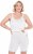 Ulla Popken Lace Hem Stretch Viscose Knit Bicycle Length Lounge Shorts White - Jeans & Hosen in Großen Größen – Plus Size - 
