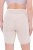 Ulla Popken Lace Hem Stretch Viscose Knit Bicycle Length Lounge Shorts Beige - Jeans & Hosen in Großen Größen – Plus Size - 