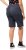 Ulla Popken Frayed Hemline Elastic Waistband Bermuda Shorts Navy - Jeans & Hosen in Großen Größen – Plus Size - 