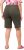 Ulla Popken Frayed Hemline Elastic Waistband Bermuda Shorts Loden Green - Jeans & Hosen in Großen Größen – Plus Size - 