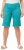 Ulla Popken Frayed Hemline Elastic Waistband Bermuda Shorts Bright Turquoise - Jeans & Hosen in Großen Größen – Plus Size - 