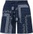 Ulla Popken Paisley Pull On Shorts Blue - Jeans & Hosen in Großen Größen – Plus Size - 