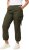 Ulla Popken Elastic Waist Cargo Pants Olives Grey - Jeans & Hosen in Großen Größen – Plus Size - 