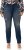 Ulla Popken Sammy Destroy 5 Pocket Jeans Blue Denim - Jeans & Hosen in Großen Größen – Plus Size - 