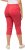 Ulla Popken Stretch Fit Raw Hem Capris Dark Coral - Jeans & Hosen in Großen Größen – Plus Size - 