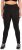 Ulla Popken Straight Leg Quick Drying Leggings Black - Jeans & Hosen in Großen Größen – Plus Size - 