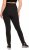 Ulla Popken Straight Leg Quick Drying Leggings Black - Jeans & Hosen in Großen Größen – Plus Size - 