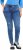 Ulla Popken Lightly Distressed Slim Leg Jeans Blue - Jeans & Hosen in Großen Größen – Plus Size - 