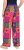 Ulla Popken Tile Print Wide Leg Palazzo Pants Purple - Jeans & Hosen in Großen Größen – Plus Size - 