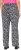 Ulla Popken Leopard Print Elastic Waist Pants Black - Jeans & Hosen in Großen Größen – Plus Size - 
