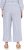 Ulla Popken Coastal Stripe Linen Blend Elastic Waist Culottes Blue - Jeans & Hosen in Großen Größen – Plus Size - 