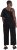 Ulla Popken Asymmetric Lace Panel Jumpsuit Black - Jeans & Hosen in Großen Größen – Plus Size - 