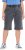 Ulla Popken Indigo Dyed Elastic Waist Jersey Shorts Black - Jeans & Hosen in Großen Größen – Plus Size - 
