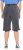 Ulla Popken Indigo Dyed Elastic Waist Jersey Shorts Black - Jeans & Hosen in Großen Größen – Plus Size - 