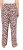 Ulla Popken Leopard Print Elastic Waist Pants White - Jeans & Hosen in Großen Größen – Plus Size - 
