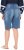 Ulla Popken Denim Wide Leg Elastic Waist Bermuda Shorts Blue Denim - Jeans & Hosen in Großen Größen – Plus Size - 