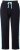 Ulla Popken Side Stripe Elastic Waist Joggers Black - Jeans & Hosen in Großen Größen – Plus Size - 