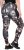 Ulla Popken Abstract Print Quick Dry Sports Leggings Black - Jeans & Hosen in Großen Größen – Plus Size - 