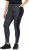 Ulla Popken Quick Drying Leopard Print Sport Leggings Black - Jeans & Hosen in Großen Größen – Plus Size - 