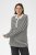 Kaffe Curve Miana Long Sleeve Polo Chalk with Black Stripe - Poloshirts - 
