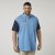 North Latitude 61131 Piqué-Poloshirt mit Kontrastärmeln und Stickerei Blau - Polo-shirts für herren - Polo-Shirts für Herren in großen Größen