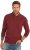 JP1880 Polo Shirt Long Sleeve Piqué Red - Polo-shirts für herren - Polo-Shirts für Herren in großen Größen