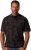 JP1880 Pique with All-over Print Polo Shirt TALL Black - TALL poloshirts - TALL Poloshirts mit Extralänge