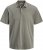 Jack & Jones Blaze Short Sleeve Polo Grey - Polo-shirts für herren - Polo-Shirts für Herren in großen Größen