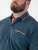 D555 Harvey Pique with Jacquard Collar & Cuffs Polo Teal - Polo-shirts für herren - Polo-Shirts für Herren in großen Größen