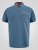 D555 Harvey Pique with Jacquard Collar & Cuffs Polo Teal - Polo-shirts für herren - Polo-Shirts für Herren in großen Größen
