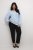Kaffe Curve Lini Knit Pullover Celestial Blue - Hoodies & Sweatshirts - 