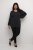 Kaffe Curve Lini Knit Pullover Schwarz Oyster - Hoodies & Sweatshirts - 
