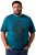 Men Plus T-Shirt Short Sleeve Lagoon Green - Herren-T-Shirts - Herren-T-Shirts in großen Größen
