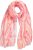 Ulla Popken Tie Dye Striped Scarf Magenta Pink - Accessoires - 
