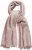 Ulla Popken Fringed Hem Knit Scarf Mocha Brown - Accessoires - 