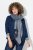 Ulla Popken Fringed Hem Knit Scarf Deep Aqua - Accessoires - Damenschals im Überblick