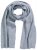 Ulla Popken Ribbed Knit Scarf Light Grey Melange - Accessoires - 