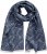 Ulla Popken Smyle Reversible Scarf Navy - Accessoires - 