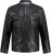 JP1880 Biker Style Leather Jacket Black - Herren jacken - Herren Jacken in großen Größen