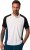 JP1880 FLEXNAMIC® QuickDry Tennis Polo Black-White-Blue - Sportbekleidung & outdoor - Sportbekleidung in große größen für herren