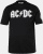 JP1880 AC/DC Classic Logo Band T-Shirt Black - Herren-T-Shirts - Herren-T-Shirts in großen Größen