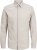 Jack & Jones Breeze Linen Blend Long Sleeve Shirt Crockery - Herrenhemden - Herrenhemden in großen Größen