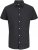 Jack & Jones Breeze Linen Blend Short Sleeve Shirt Black - Herrenhemden - Herrenhemden in großen Größen