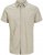 Jack & Jones Breeze Linen Blend Short Sleeve Shirt Beige - Herrenhemden - Herrenhemden in großen Größen