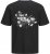 Jack & Jones Hawaii Crew Neck T-Shirt Black - Herren-T-Shirts - Herren-T-Shirts in großen Größen