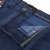 Kam Jeans Onana Embossed Wash Denim Shorts Smokey Blue - Herrenshorts - Herrenshorts in großen Größen