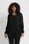 Kaffe Curve Ami Langarm Bluse Tiefschwarz - T-Shirts - 