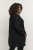 Kaffe Curve Ami Langarm Tunika Tiefschwarz - T-Shirts - 